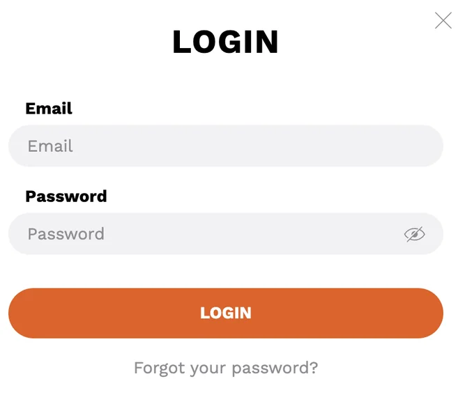 login form